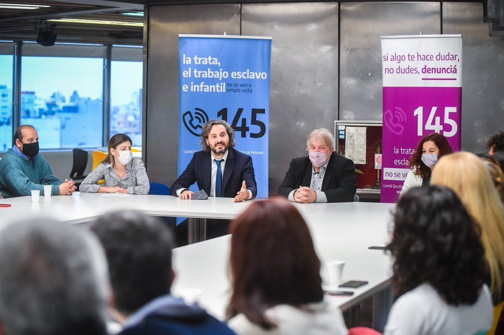 Cafiero dijo que el Estado acompaña iniciativas contra la Trata