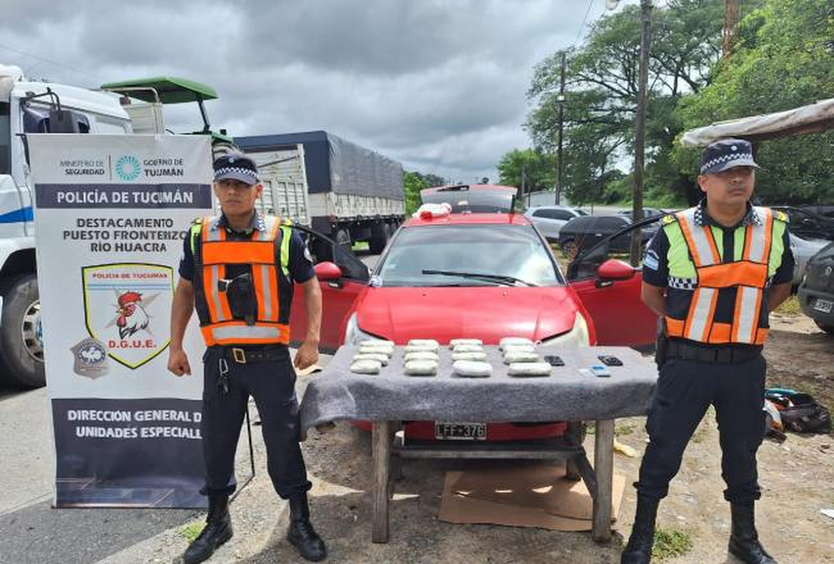 Control fronterizo: la Policía secuestró 4,5 kilogramos de marihuana