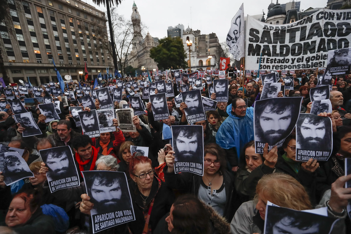 A cinco años de su muerte, piden justicia por Santiago Maldonado