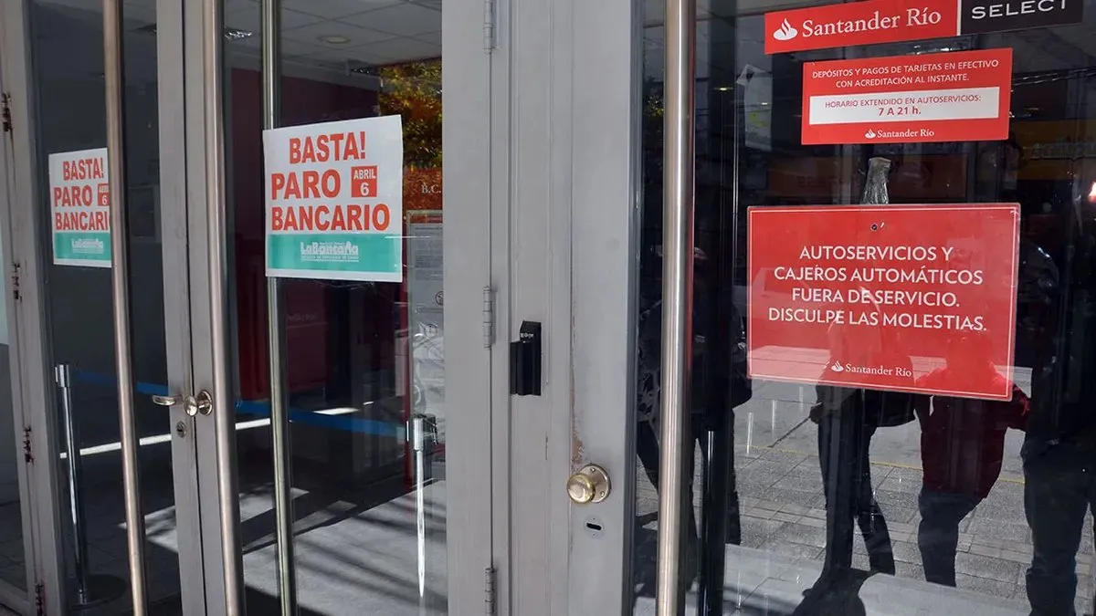 Ratificaron el paro de bancos en todo el pa&iacute;s para ma&ntilde;ana.