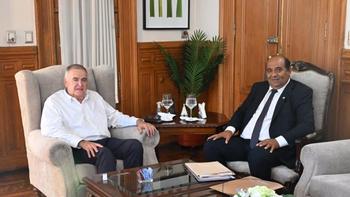 El gobernador recibió al legislador Roberto Moreno