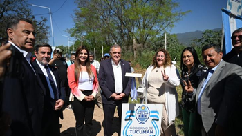 Jaldo supervisó obras de infraestructuras viales en El Manantial