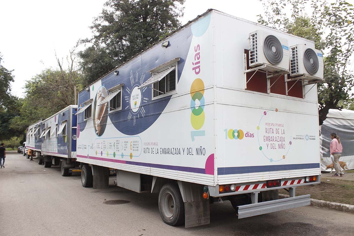 Los tráileres de salud atenderán en Av. San Ramón al 800
