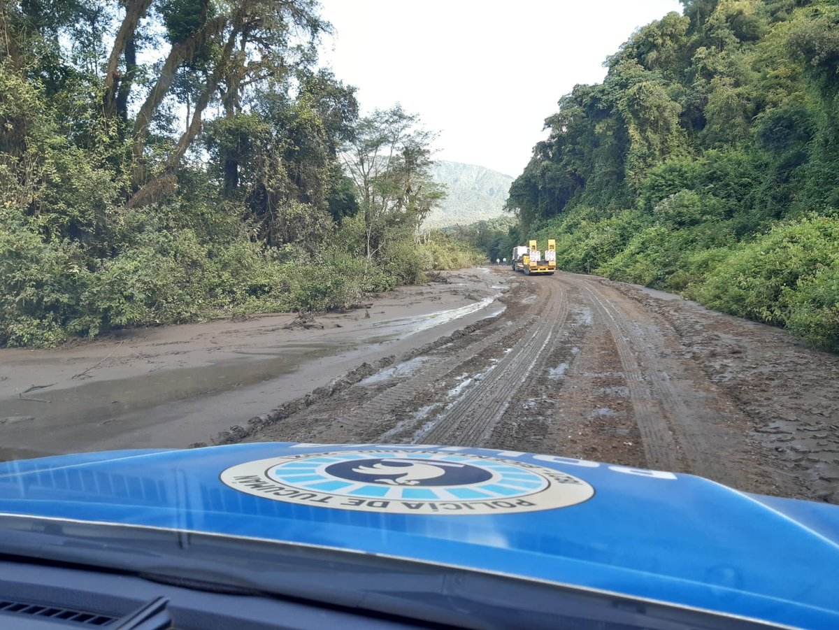 Ruta Nacional 65: corte de tránsito por desborde del río Cochuna