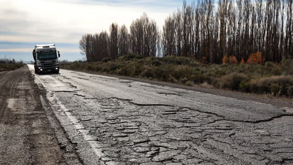 Casi el 70% de las rutas nacionales se encuentran en estado regular o malo