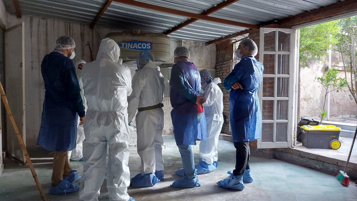 La mujer fue hallada en una cisterna.