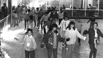 En Tucumán existió un pista de patinaje sobre hielo: 