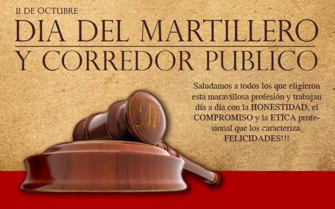 Hoy El Día Del Martillero Y Del Corredor Público