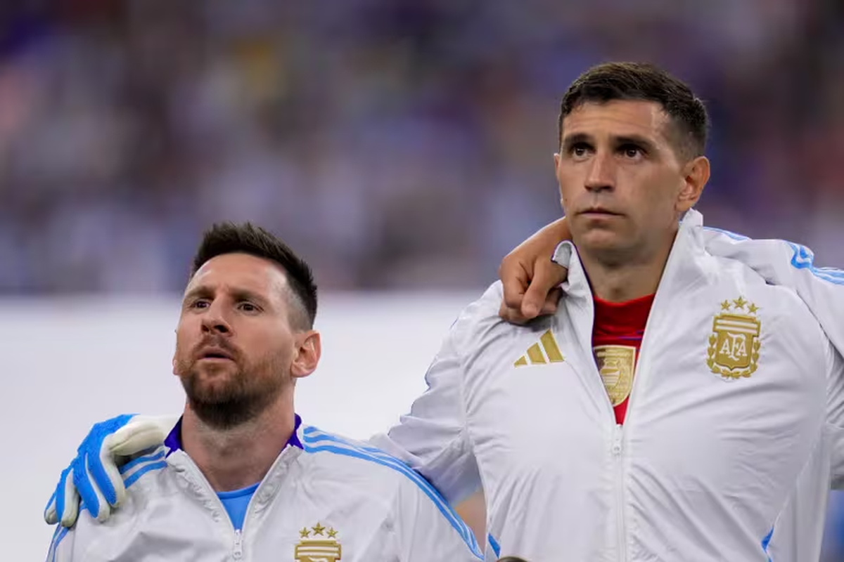 Lionel Messi habló a horas de la final entre Argentina y Colombia (AP Foto/Julio Cortez)