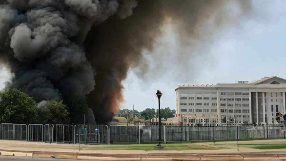 Se viralizó una imagen falsa de explosión en el Pentágono