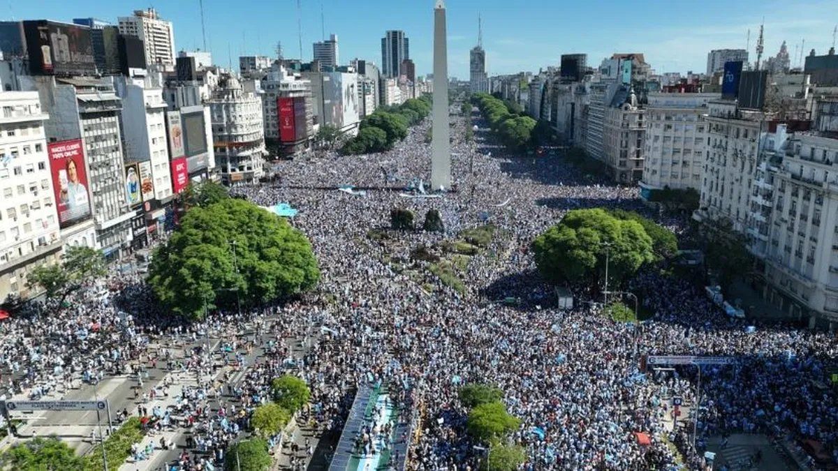 Celebración por el triunfo de Argentina: ¿La más grande de la historia?