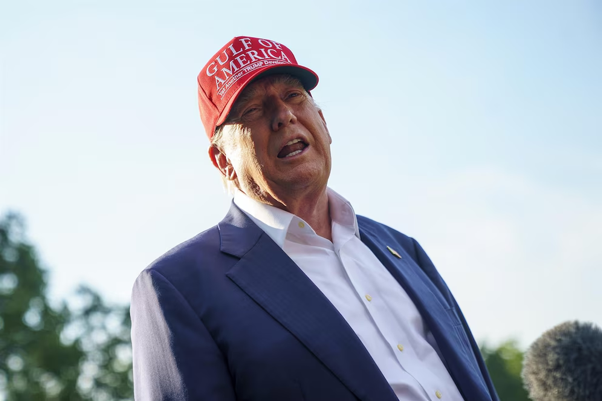 Trump destacó la labor de los equipos de rescate en Texas Foto: Infobae