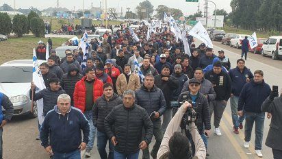 Paro de colectivos: UTA realiza un corte sobre la ruta 9