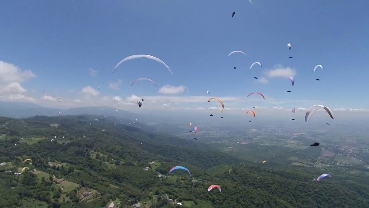 Sergio Bujazha quiere traer el Mundial de Parapente a Tucumán en el mes de noviembre. 