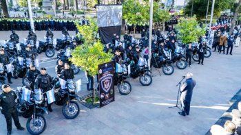 Jaldo entregó motos e insumos tecnológicos para reforzar la seguridad