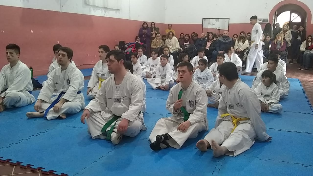Taekwondo inclusivo: se realizó una muestra en Tucumán de Gimnasia