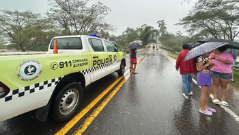 Corte preventivo en la ruta nacional 65 en Alpachiri