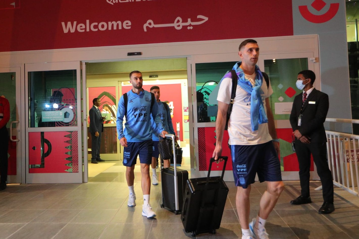 La Selección Argentina llegó a Qatar y comienza la ilusión