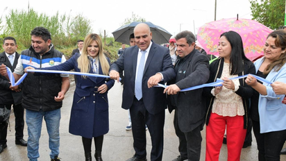 Jerarquizan Lules con obras de pavimento e iluminación