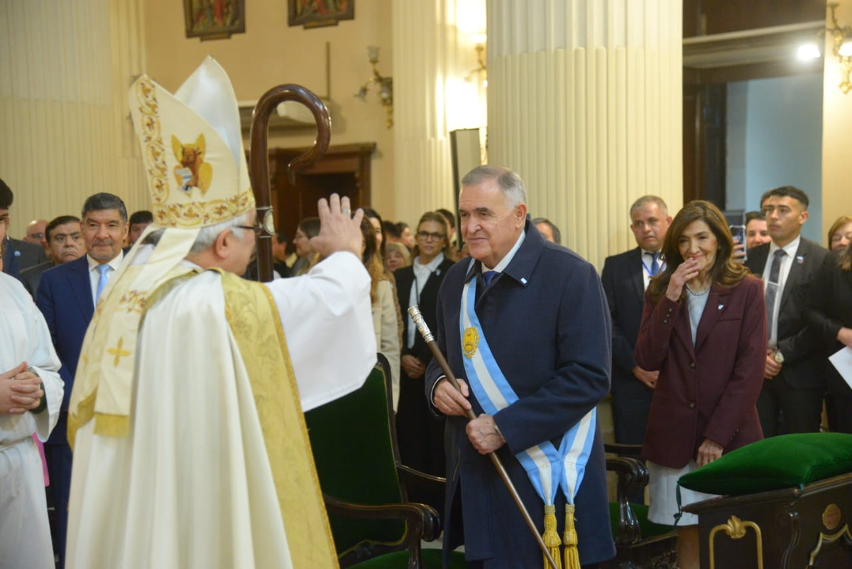 El gobernador participó del Solemne Tedeum en la Catedral