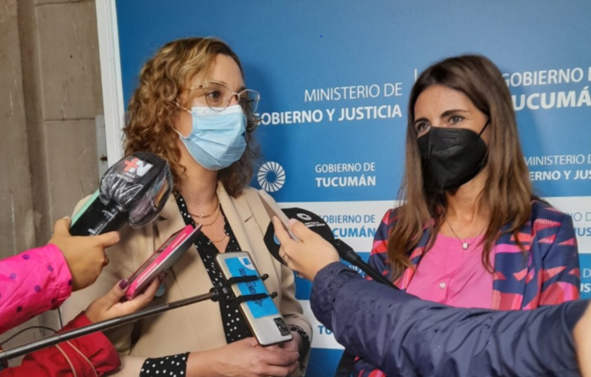 La Ministra de Gobierno y Justicia, Carolina Vargas Aignasse, recibió a la funcionaria nacional.