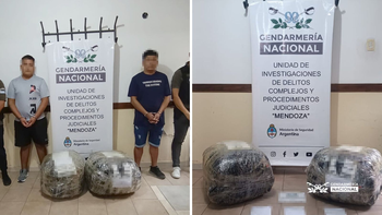 Gendarmería en Tucumán incautó 51 kilos de cocaína que trasladaban a Mendoza