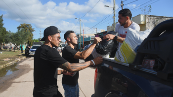 San Martín solidario con La Madrid: 