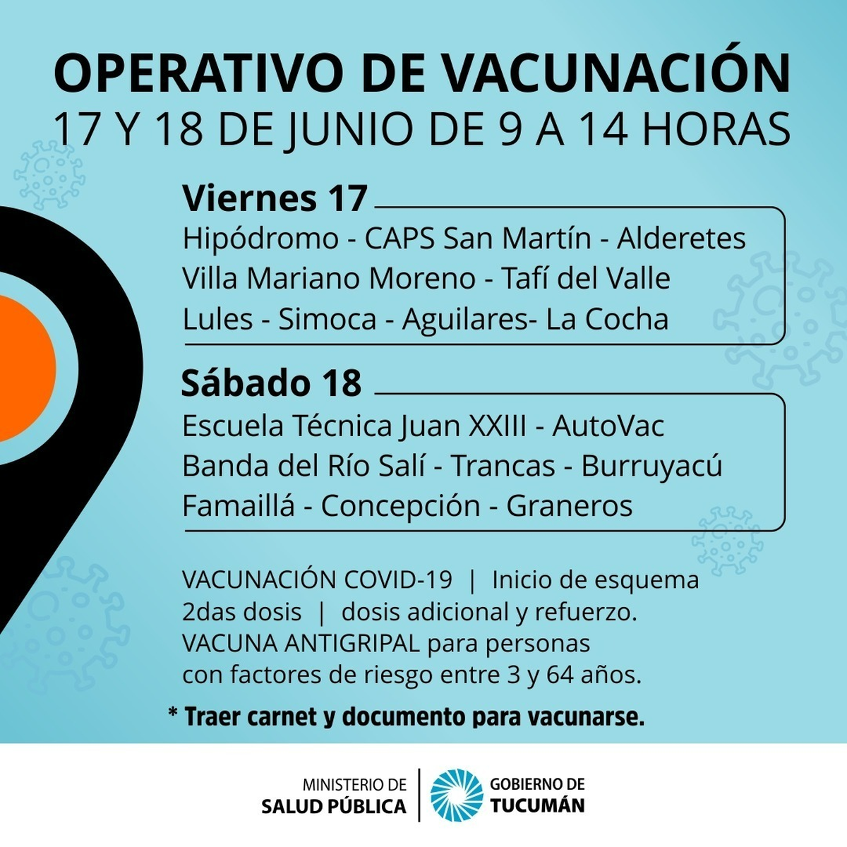 Operativo de vacunación