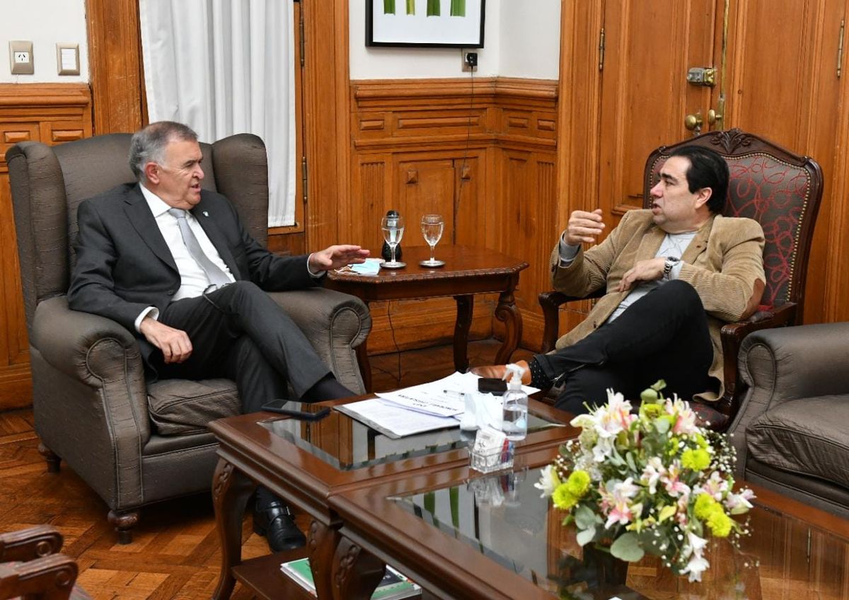 Jaldo se reunió con el vicegobernador Sergio Mansilla