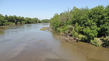 Crecida del río Medina: 