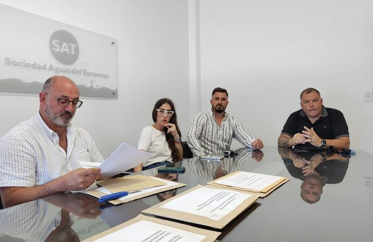 La SAT perforará cuatro nuevos pozos de agua potable en San Miguel de Tucumán. Foto: Comunicación Tucumán  
