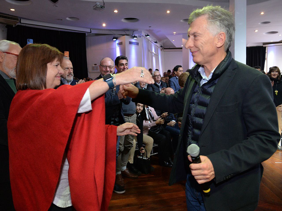 Mauricio Macri reapareció junto a Patricia Bullrich