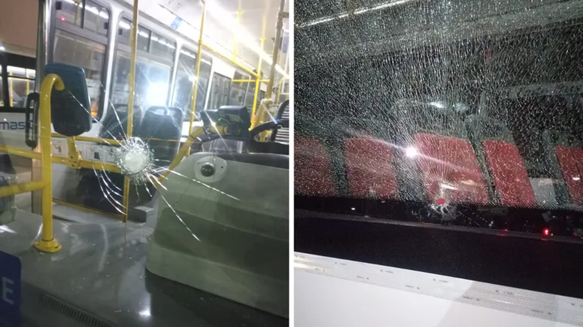 Paro de colectivos en el AMBA: una empresa de transporte denunci&oacute; agresiones a sus veh&iacute;culos. (Foto: C5N)