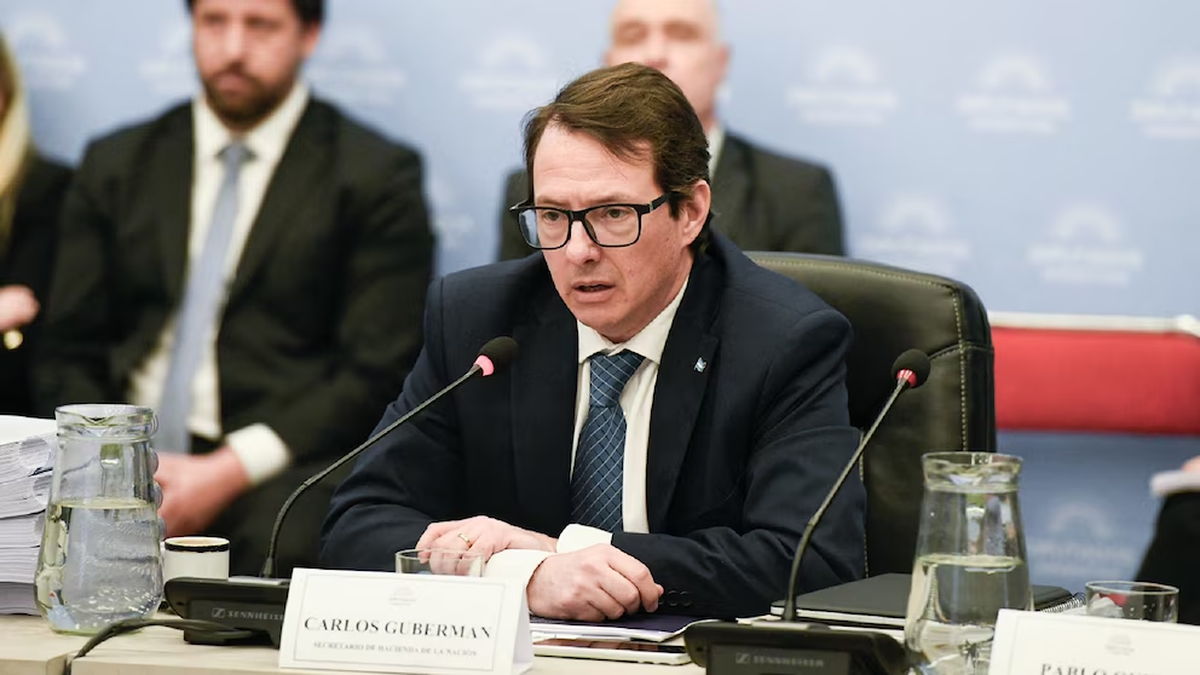 El secretario de Hacienda, Carlos Guberman. Foto: Infobae El secretario de Hacienda, Carlos Guberman. Foto: Infobae