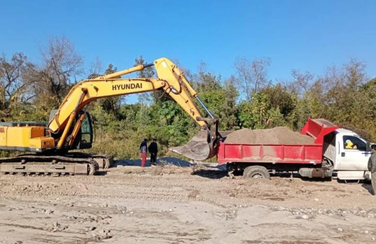 Minería detectó y clausuró una explotación ilegal en Río Seco