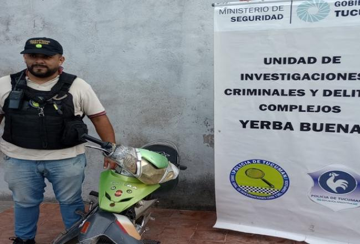 Secuestran la moto que us&oacute; el autor de un robo de un celular.