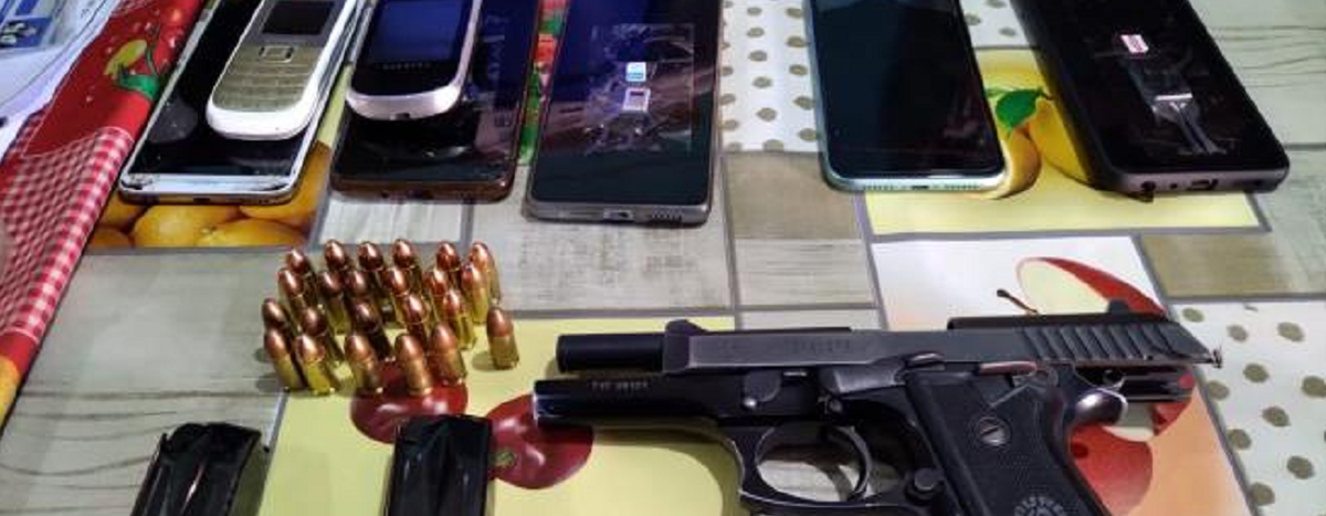 Aguilares: Secuestran armas y celulares robados