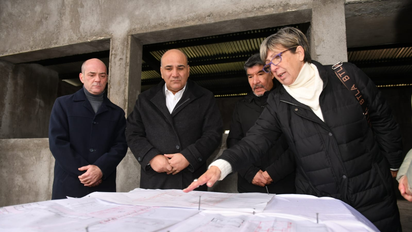Juan Manzur supervisó obras en una escuela de Mancopa