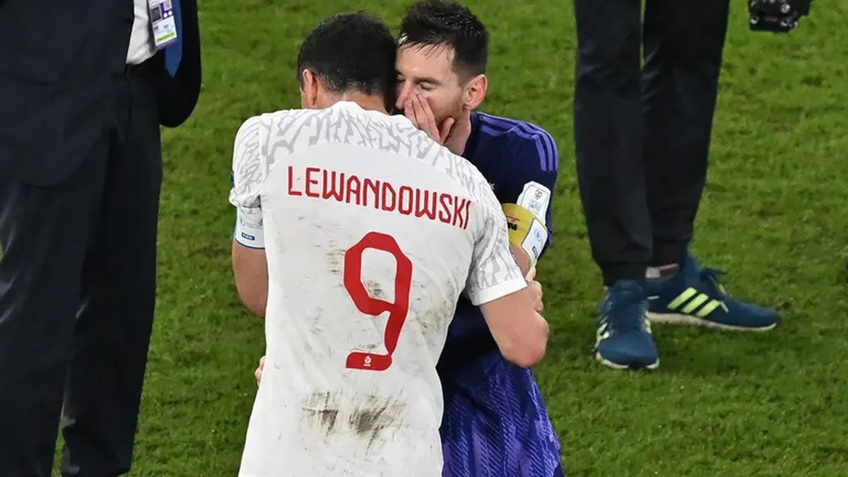 El cruce entre Lionel Messi y Lewandowski que dio que hablar