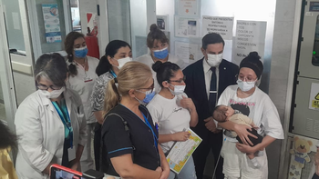 Noah fue dado de alta: 