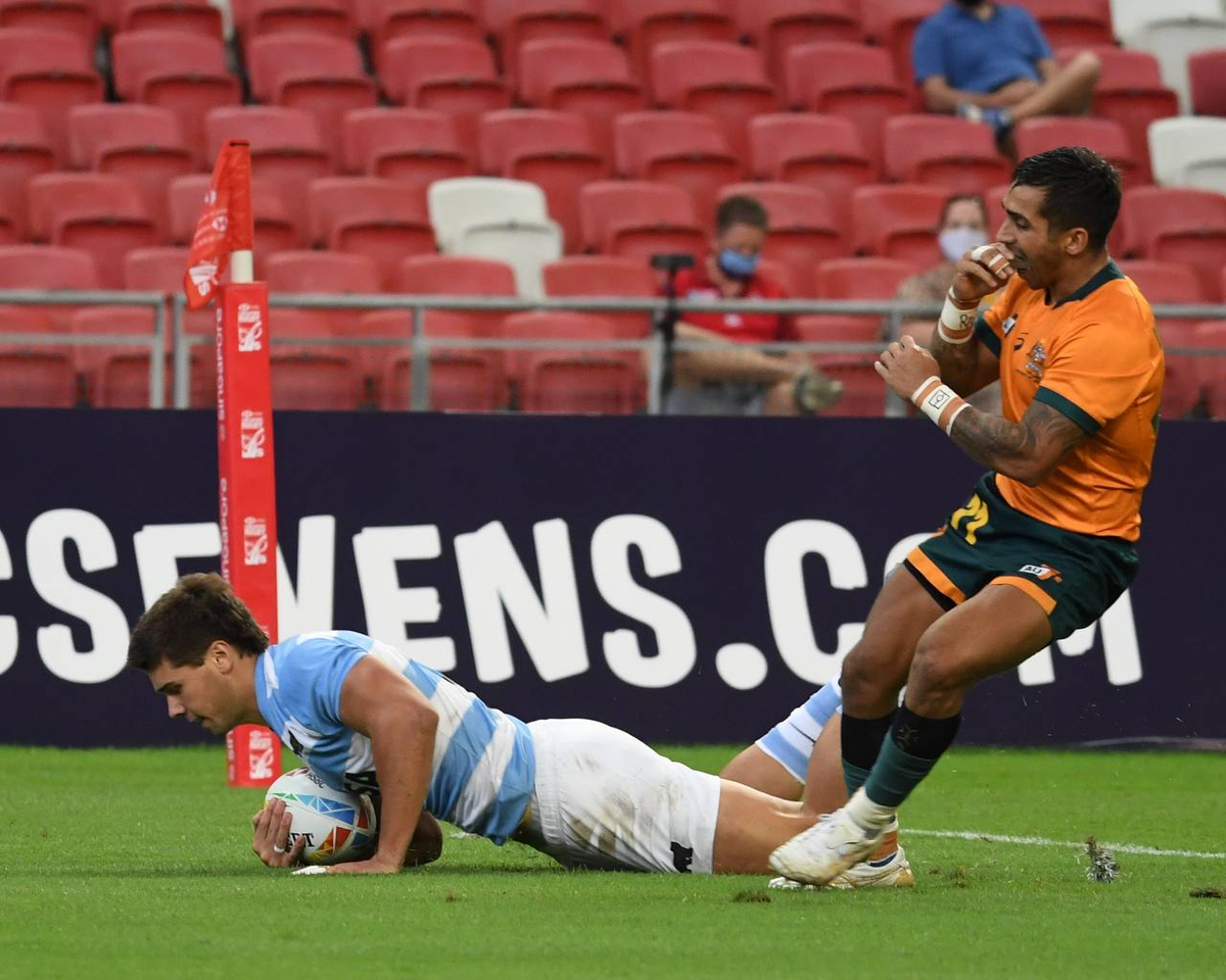 Los Pumas 7s terminaron en el quinto lugar en Singapur.