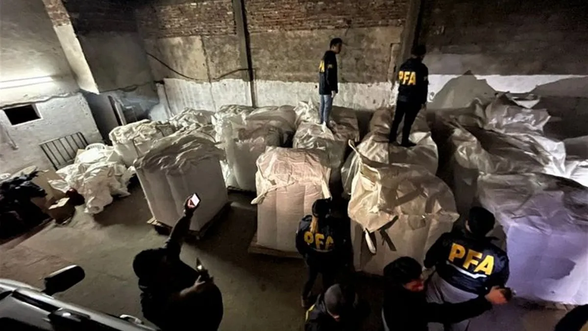 Rosario : Secuestraron 1.500 kilos de cocaína