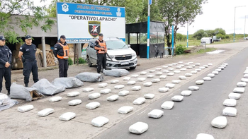 La Policía secuestró alrededor de 120 kilos de marihuana en 7 de Abril