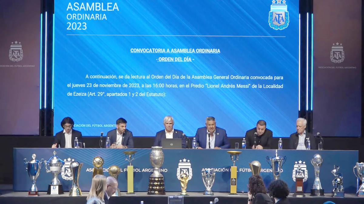 Los clubes de la AFA votaron en contra de la “privatización” del fútbol argentino