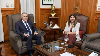 El gobernador recibió a la senadora Sandra Mendoza