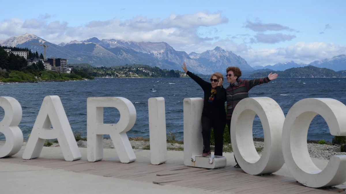 Bariloche recibe gran cantidad de visitantes por estos días. 