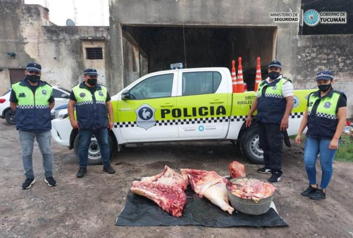 Secuestraron 100 kilos de carne faenada de manera ilegal