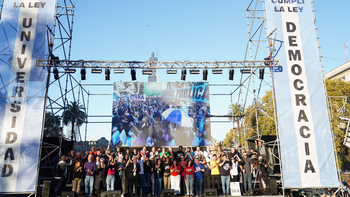 Marcha Federal universitaria: exigieron al Gobierno que cumpla con la ley