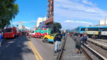 Descarriló una formación del Tren Sarmiento cerca de Liniers: hay 19 heridos