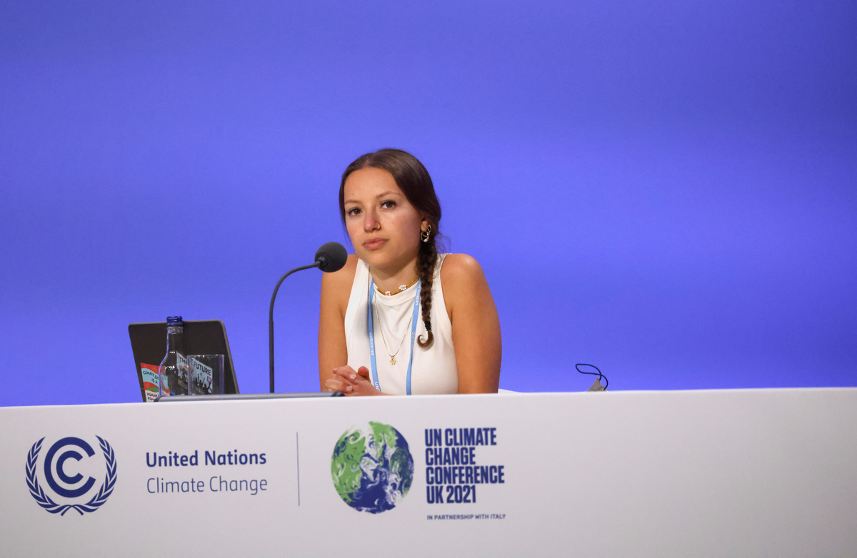 Nicole Becker fue parte de las sesiones de la Conferencia de las Naciones Unidas por el Cambio Clim&aacute;tico (COP26), en Glasgow, Escocia, en 2021.